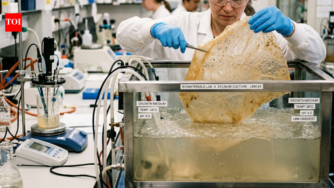 Scientists grow a bacteria-made “living” supermaterial that could replace plastic |
