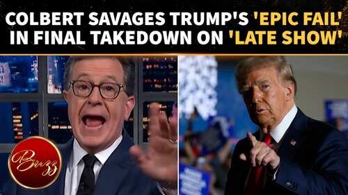 Stephen Colbert Torches Trump In Brutal Monologue Ahead Of 'The Late Show' Final Episode