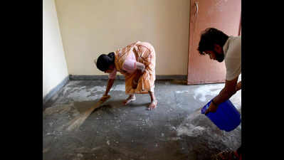 Amid uncertainty and missing basics, evicted families arrive at Savda Ghevra
