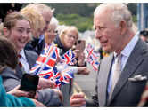 King Charles laughs after an unexpected Seagull droppings spoils his jackets during Northern Ireland tour