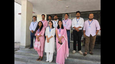 Cooperative dept staff’s ‘pink protest’ amid gender insensitive remarks stir