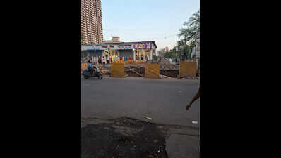 Wadgaon Sheri storm water drainage work crawls, residents fear monsoon chaos