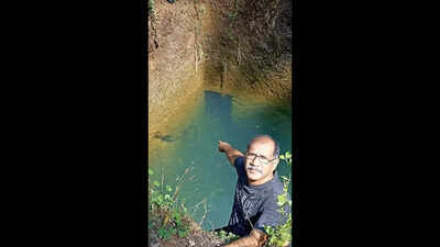 Stepwell with tunnel system helps transform Rivona farm