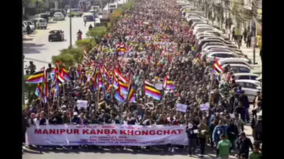 Mass protests erupt in Manipur hill districts over 8-day hostage crisis