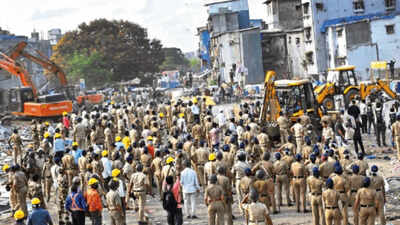 Eviction drive at Mumbai’s Bandra leaves children and elderly without shelter in scorching heat