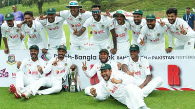 'Amra Korbo Joy': Bangladesh celebrate Pakistan Test sweep with special victory song - Watch