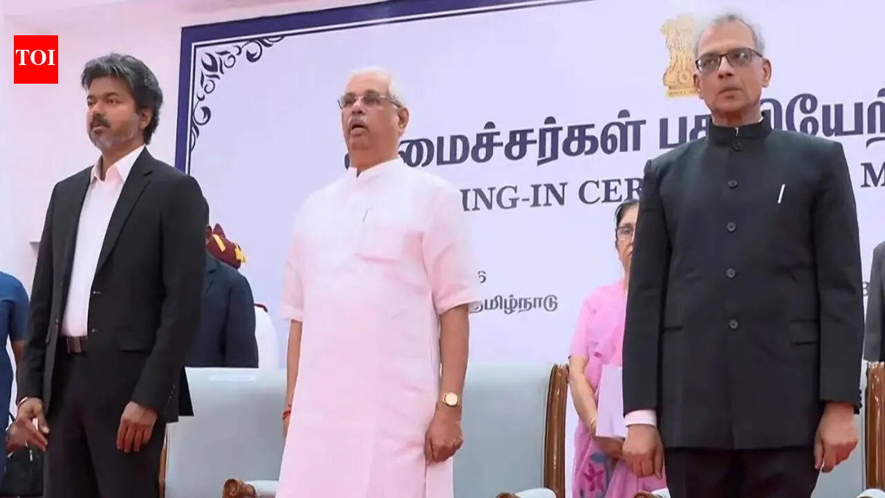 'Don't do BJP politics': DMK fumes as Vande Mataram played first at Vijay govt's oath event again