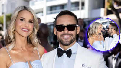Vogue Williams poses in Cinderella dress with adorable baby bump; says, 'I feel like a real girly girl'