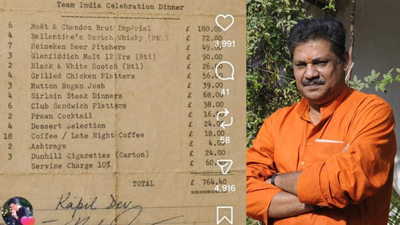 Kirti Azad debunks viral 1983 World Cup winning party bill, calls it 'fake'