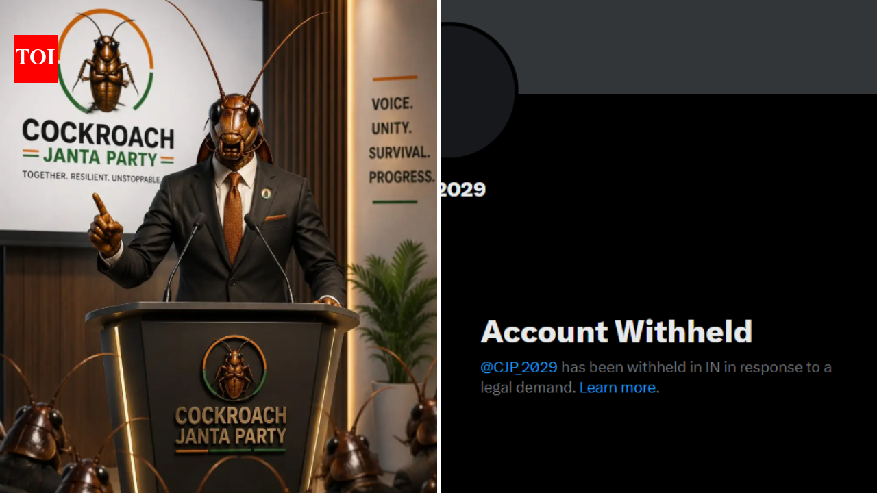 Viral Cockroach Janta Party's X account withheld in India