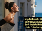Jacqueline Fernandez gave Cannes 2026 a lesson in couture excess with a dramatic bow and left no crumbs