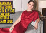 Tamannaah Bhatia&rsquo;s red silk midi dress and emerald choker are a total fashion win