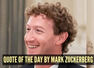 Quote of the day by Mark Zuckerberg: &ldquo;In a world that&rsquo;s changing really quickly, the only strategy that...&rdquo;