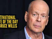 Quote of the day by Bruce Willis: 'They look right and you move left'