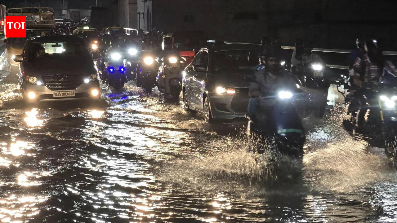 Roads flooded, Metro hit, traffic paralysed as fierce rain batters Bengaluru