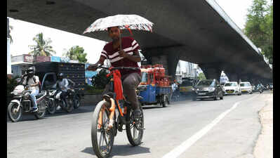 Hyderabad records its hottest temperature of the season