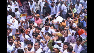 Cong protests over NEET paper leak; police use water cannons to stop march