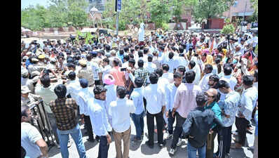 BJP protests Rahul’s remarks against PM Modi, Shah