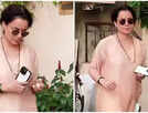 Kangana steps out wearing mangalsutra; fans ask, &lsquo;Is she married?&rsquo;