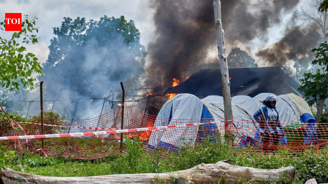 An Ebola center is burned in Congo as fear and anger grows over the outbreak