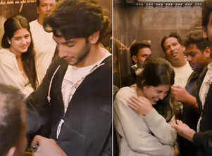 Vedang Raina and Naomika Saran spotted on movie date - WATCH