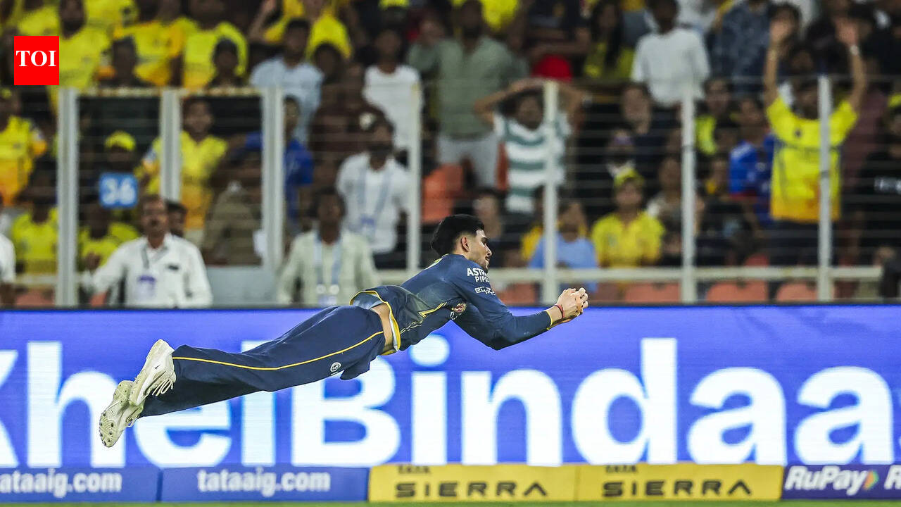 Shubman Gill silences CSK crowd with a stunning screamer to dismiss Shivam Dube - Watch