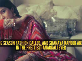 Shanaya Kapoor&rsquo;s latest anarkali look is every wedding season girl&rsquo;s dream right now