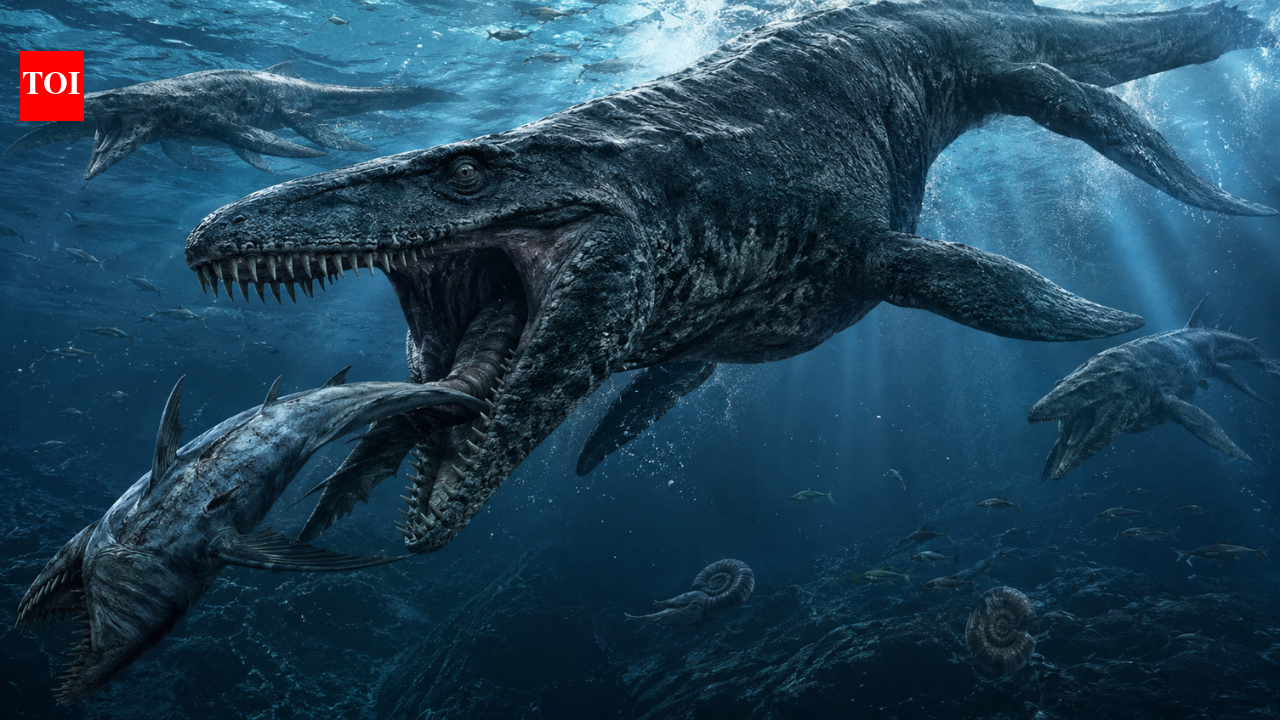 43-foot ‘marine T rex’ bigger than great white sharks and more brutal than any mosasaur discovered in Texas