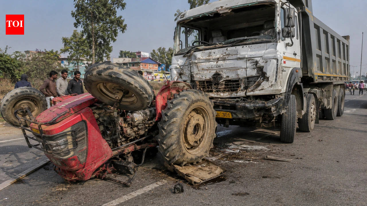 Tractor-truck collision in UP's Kannauj kills 3, injures 1