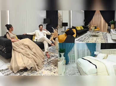 From large balconies with a private pool to a massive living room: Inside Karan Kundrra and Tejasswi Prakash&rsquo;s opulent Dubai house