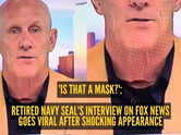 'Is that a mask?': Retired NAVY SEAL's interview on Fox News goes viral after shocking appearance