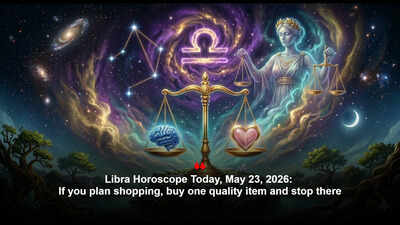 Libra Horoscope Today, May 23, 2026: If you plan shopping, buy one quality item and stop there