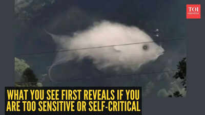 Optical illusion personality test: Fish or cloud? What you see first reveals if you are too sensitive or self-critical