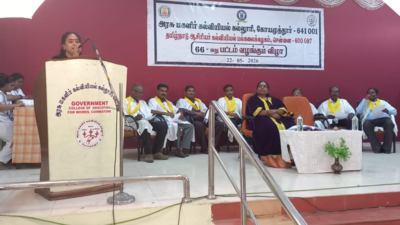 Graduation ceremony held at Coimbatore Government College of Education for Women