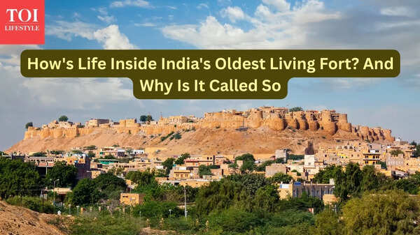 How's life inside India's oldest living fort? And why is it called so?