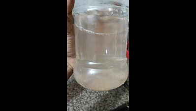 Residents of Jaipur’s Nandpuri protest contaminated water supply