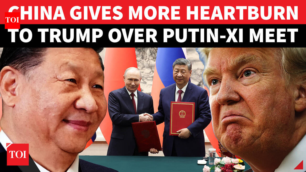 'Putin Matters': China Reaffirms Close Ties With Russia Days After Trump's Visit - Times of India Videos