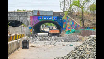 PWD's Rs9cr Project To End Chronic Waterlogging At Narendra Nagar Underpass