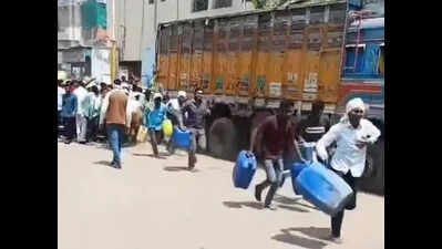 Fuel On Fire: Chaotic scenes at pumps as motorists rush to secure petrol, diesel