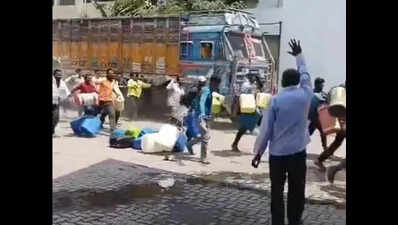 Fuel On Fire: Chaotic scenes at pumps as motorists rush to secure petrol, diesel