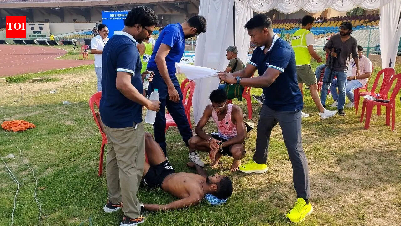 8 athletes fail to finish race as heat, humidity hit hard at national competion