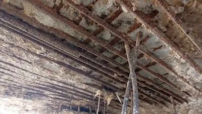 Rs 64 crore Keni bridge in Bihar shows exposed iron rods, damaged pillars; fears of collapse rise