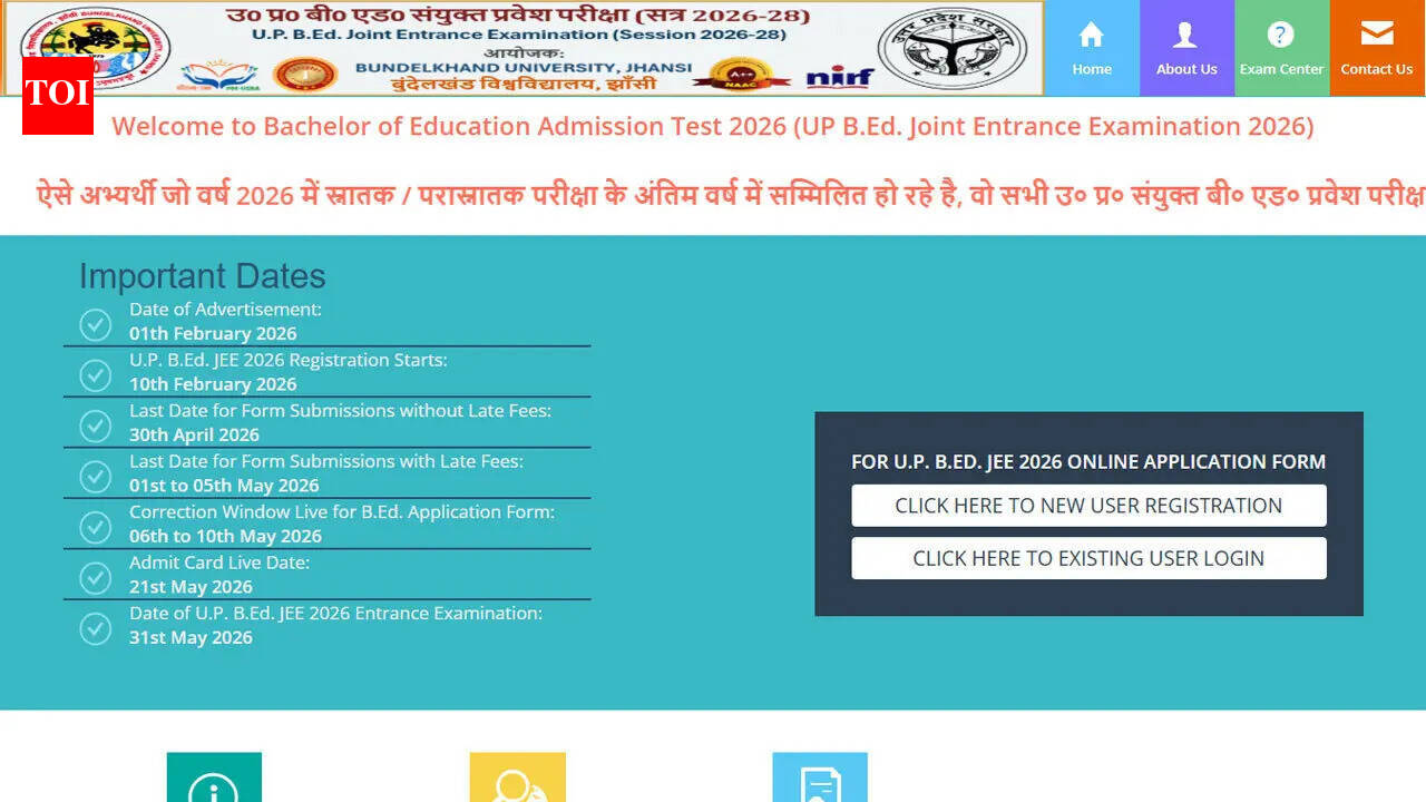 UP BEd Admit Card 2026 released at official website ahead of May 31 examination: Direct link