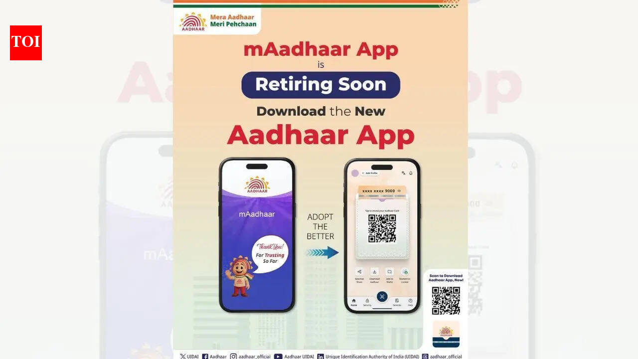 mAadhaar is retiring soon: The new Aadhaar app brings QR sharing and face authentication features; here’s how to download
