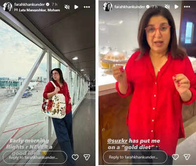 Farah Khan reveals Suzzanne Khan has put her on a 'gold diet': 'Can't eat anything'