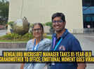 &lsquo;Bigger than any promotion&rsquo;: Bengaluru Microsoft manager takes 81-year-old grandmother to office; emotional moment goes viral
