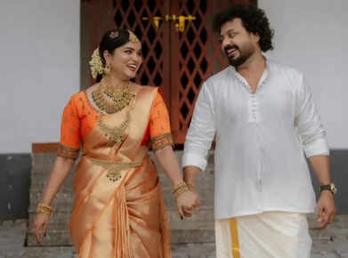 TV stars Jishin Mohan and Ameya get married