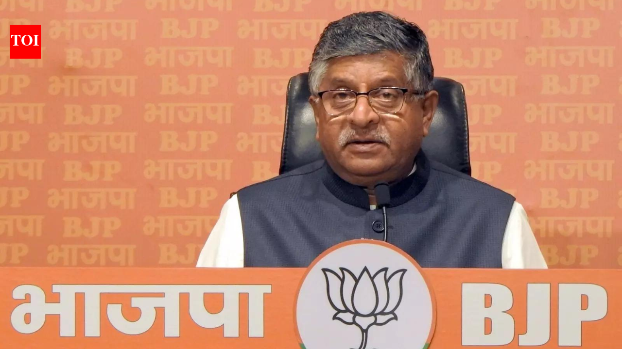 As long as Rahul Gandhi leads Cong, it is bound to sink further: BJP's Ravi Shankar Prasad