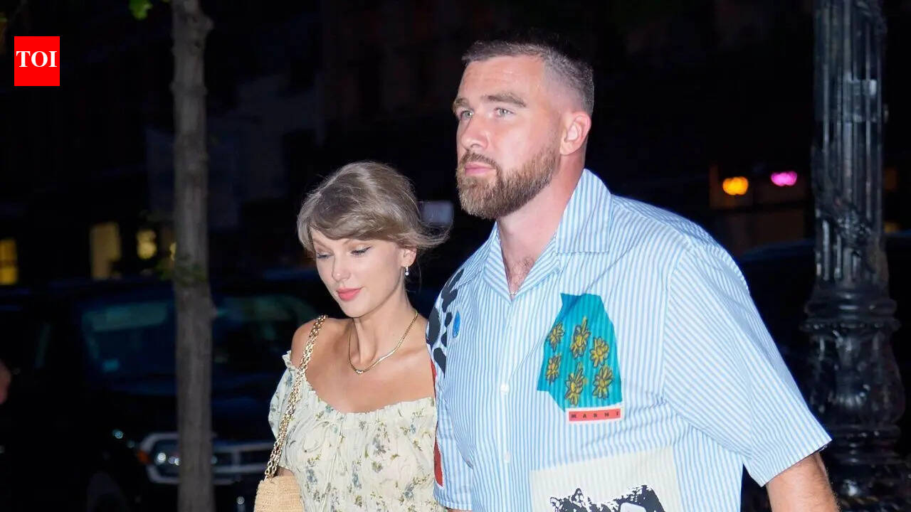 "Dressed for a funeral": Fans brutally mock Travis Kelce’s "clown shirt" during Taylor Swift date night
