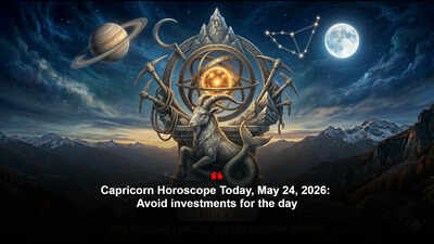 Capricorn Horoscope Today, May 24, 2026: Avoid investments for the day